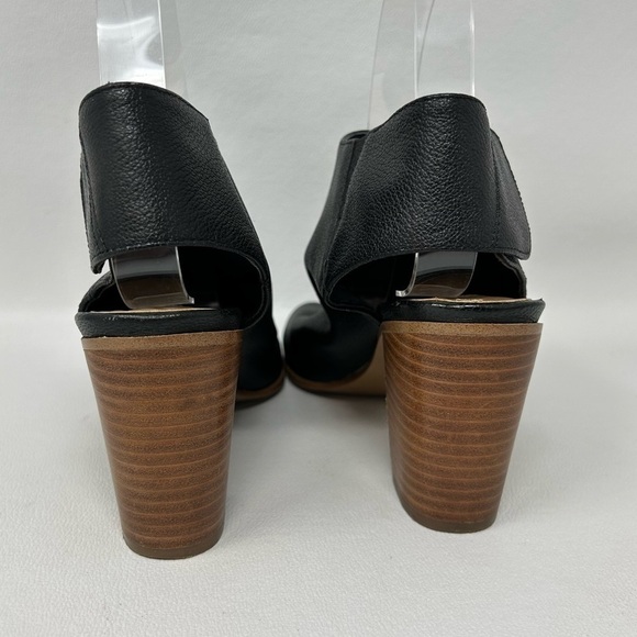 Steve Madden Women 6.5 Nonstp Sandal Booties Black Leather Block Heel Strap - Picture 8 of 13